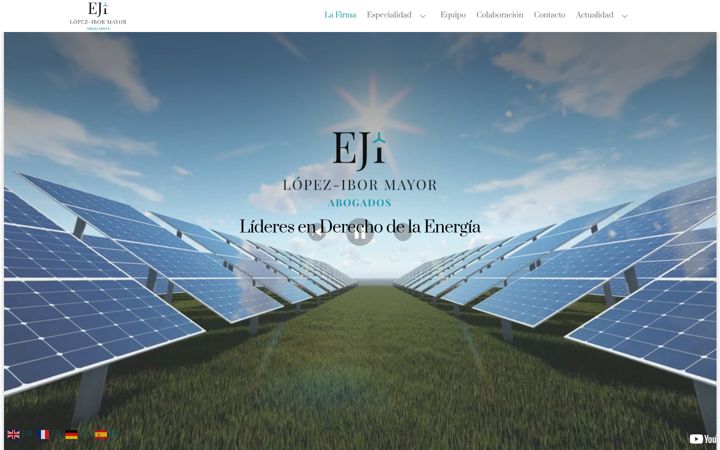Screenshot of ejilopezibor.com