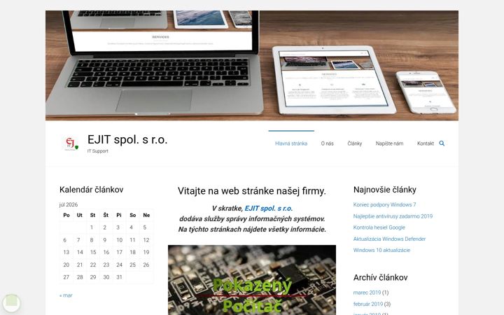 Screenshot of ejit.eu