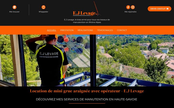 Screenshot of ejlevage.fr