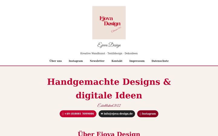 Screenshot ta' ejovadesign.de