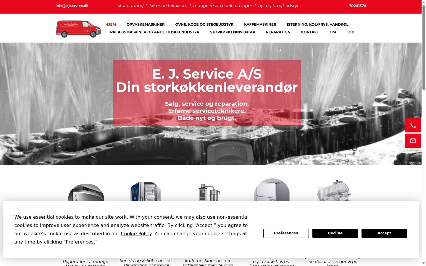 Screenshot des Einwilligungsbanners vor jeglicher Interaktion