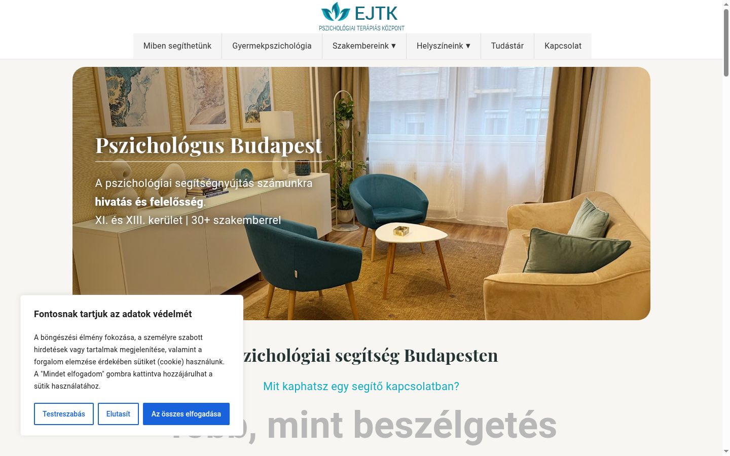 Screenshot tal-banner tal-kunsens muri qabel kwalunkwe interazzjoni