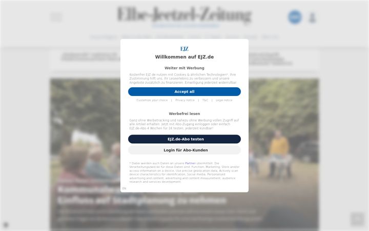 Screenshot of ejz.de