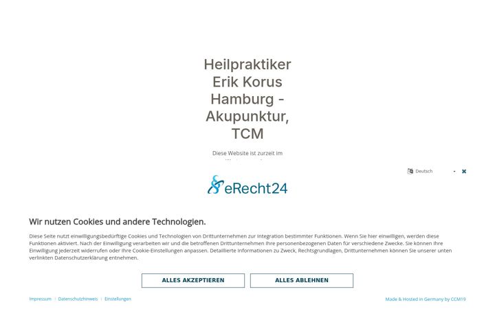 Screenshot ta' ek-akupunktur.de