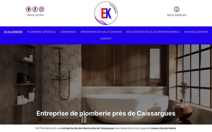 Screenshot of ek-plomberie.fr