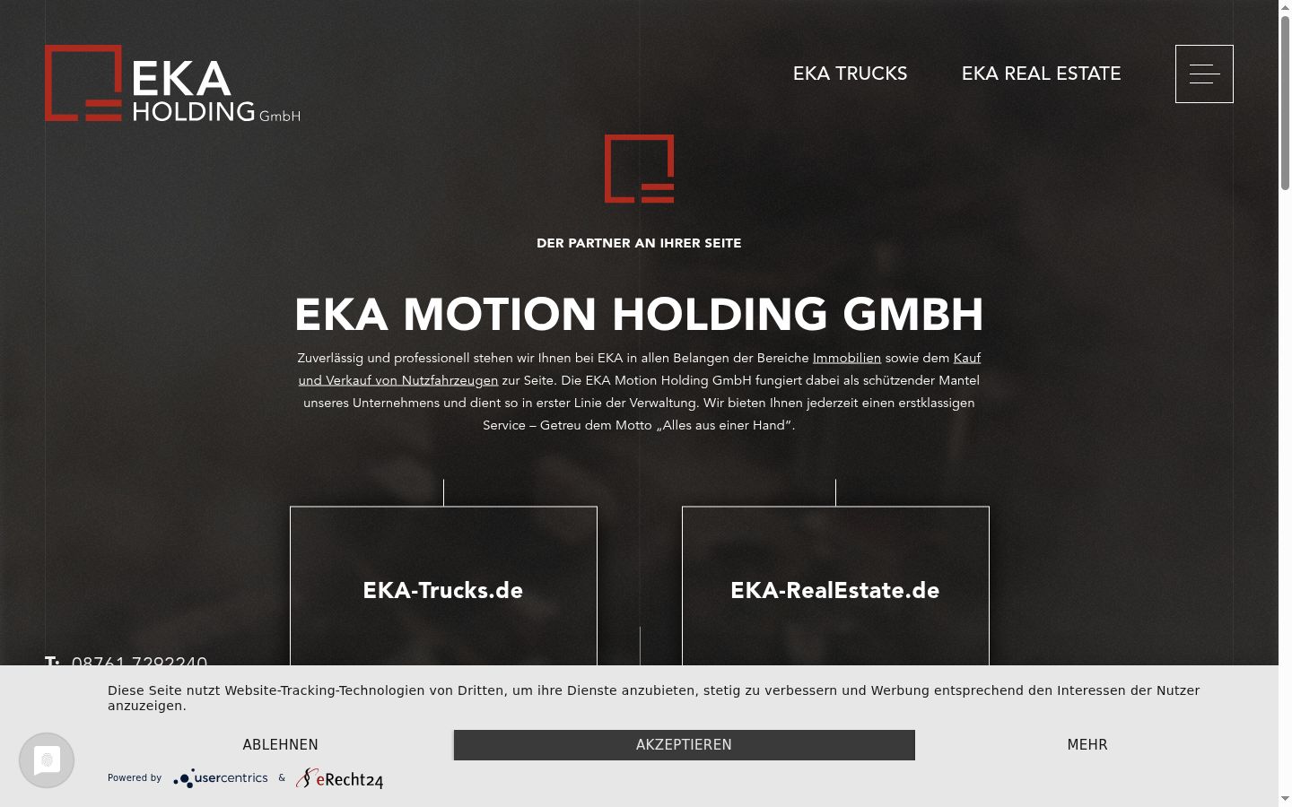 Screenshot tal-banner tal-kunsens muri qabel kwalunkwe interazzjoni