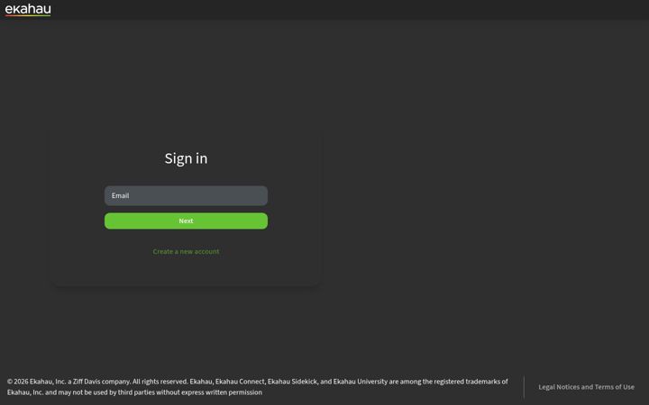 Screenshot of ekahau.cloud