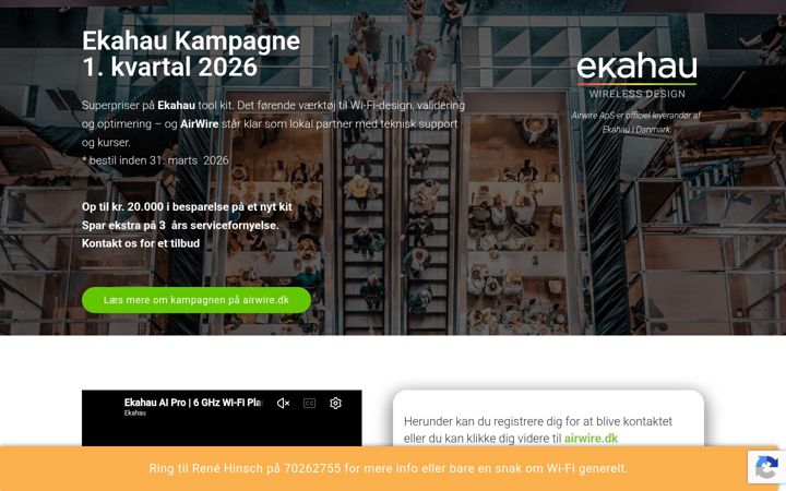 Képernyőkép: ekahau.dk