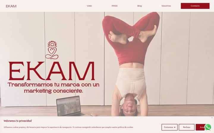 Skjermbilde av ekamdigital.es