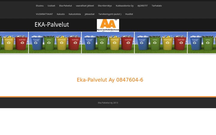 Snímek obrazovky ekapalvelut.fi