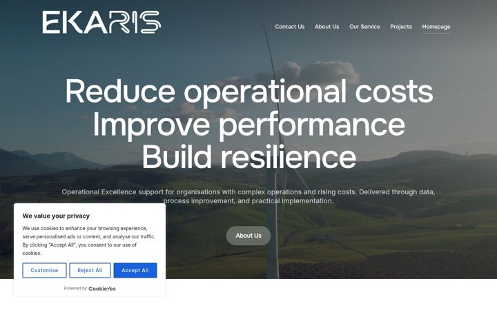Zrzut ekranu ekaris.co.uk