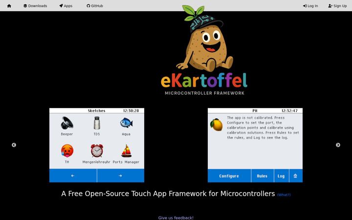 Screenshot of ekartoffel.com