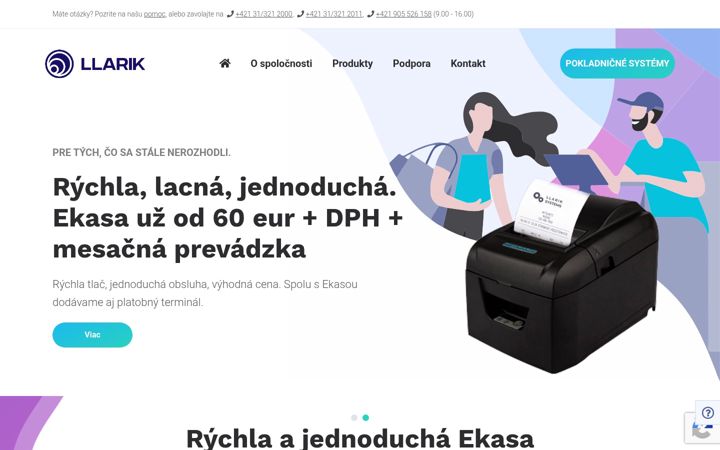 Screenshot of ekasa-online.sk