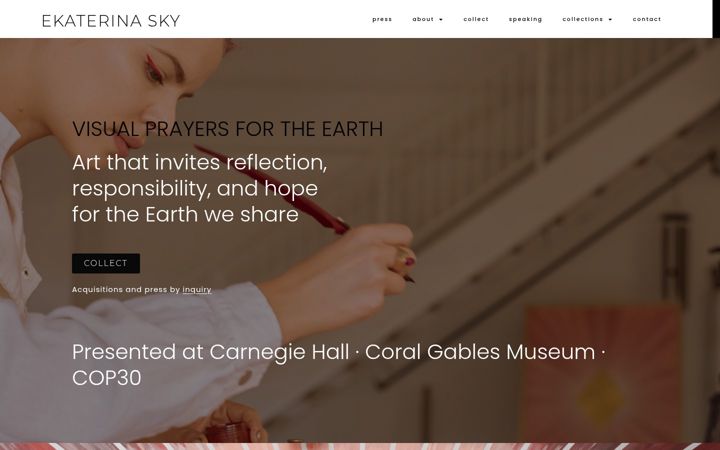 Screenshot of ekaterina-sky.art