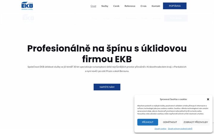 Snímek obrazovky ekb-uklid.cz