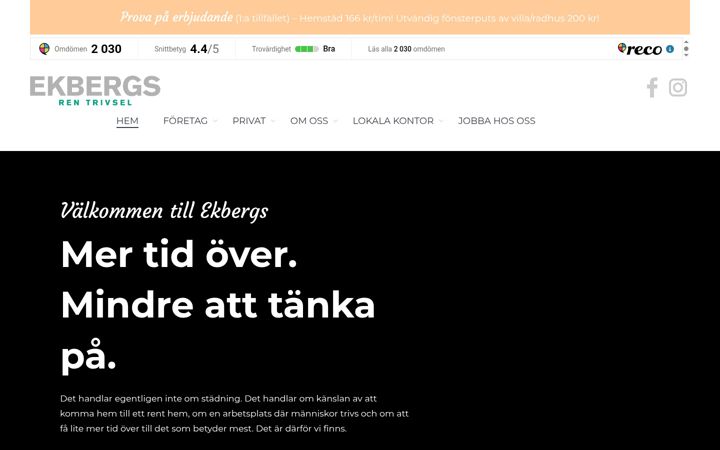 Zrzut ekranu ekbergsstad.se