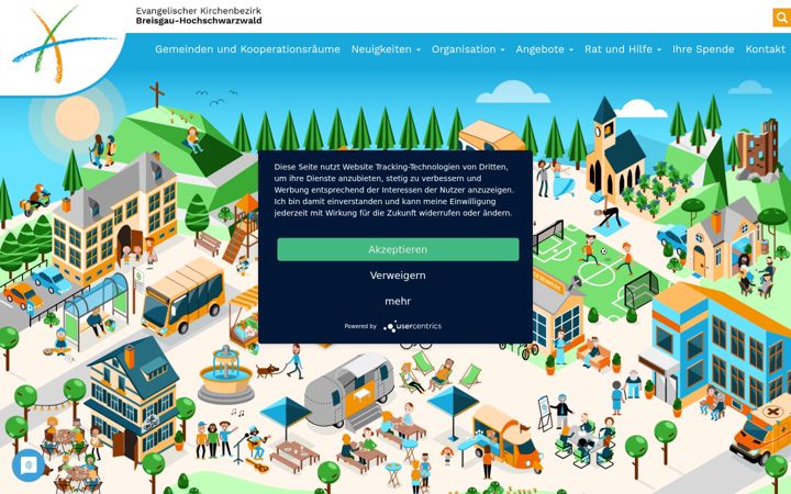 Screenshot of ekbh.de
