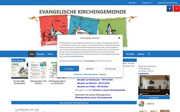 Screenshot of ekbkf.de