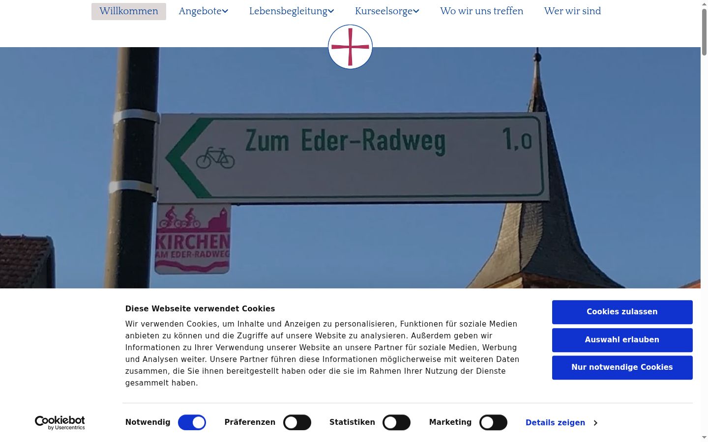 Screenshot tal-banner tal-kunsens muri qabel kwalunkwe interazzjoni
