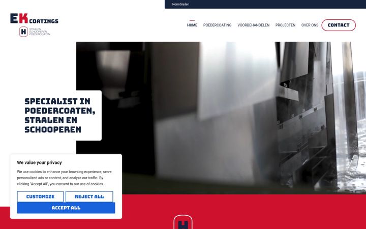 Ekrānuzņēmums no ekcoatings.nl