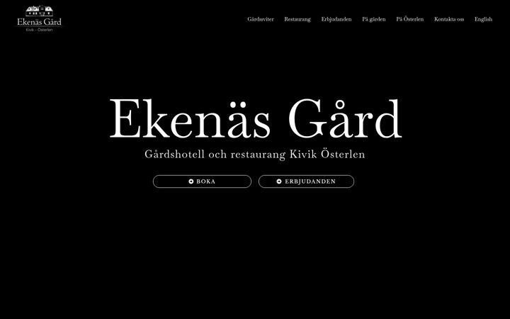 Skjermbilde av ekenasgard.se