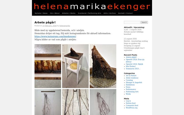 Skjermbilde av ekenger.se