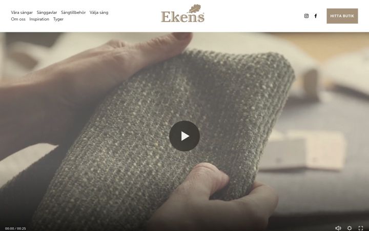 Skjermbilde av ekens.se