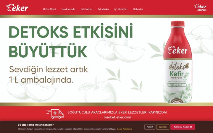 Screenshot of eker.com