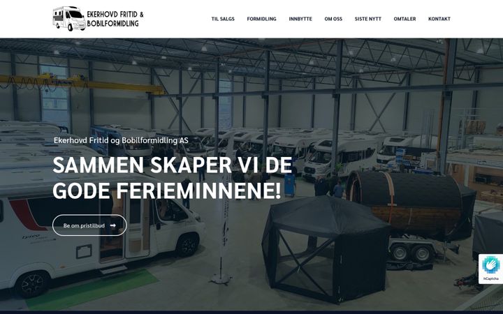 Screenshot of ekerhovdfritid.no