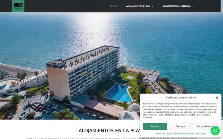 Screenshot of ekeverapartamentos.com
