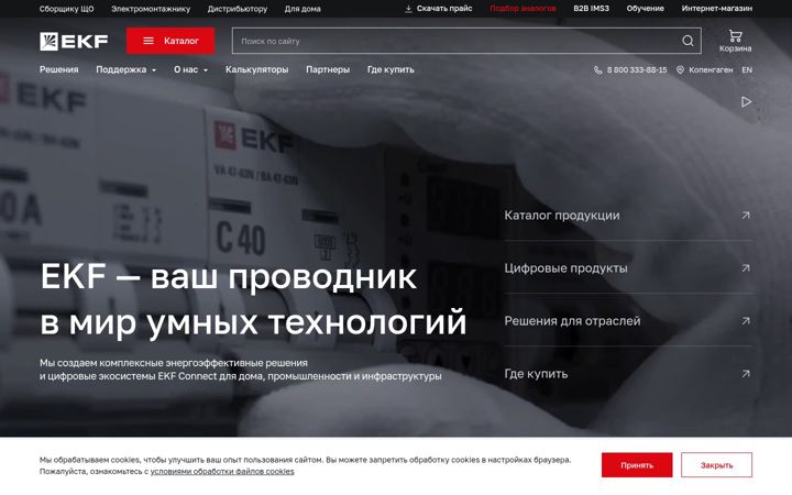 Screenshot of ekfgroup.com