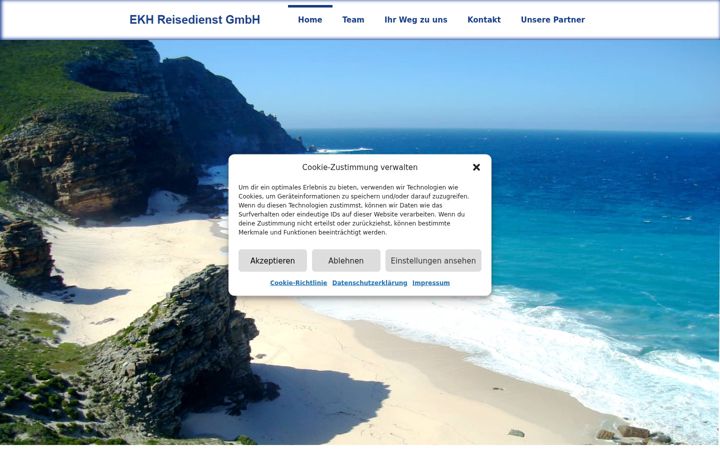Screenshot of ekh-reisedienst.de