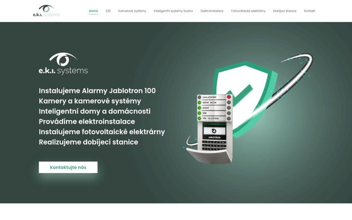 Skærmbillede af eki-systems.cz