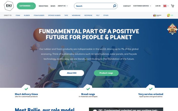 Screenshot of ekibv.com