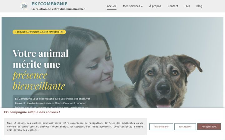 Screenshot of ekicompagnie.fr