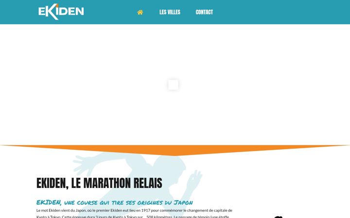Screenshot of ekiden.fr