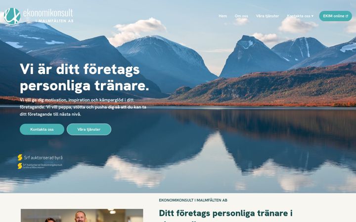 Screenshot of ekim.se