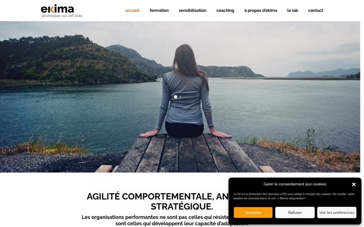 Captură de ecran a ekima.ch