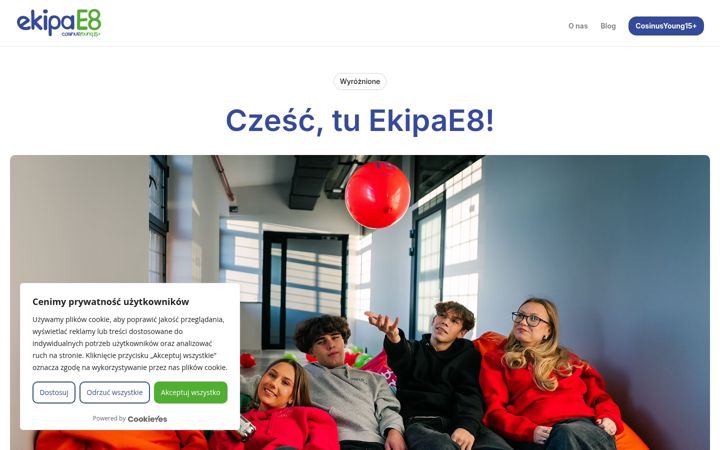 Screenshot of ekipae8.pl
