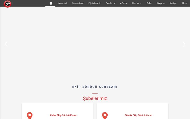 Screenshot of ekipsurucukurslari.com