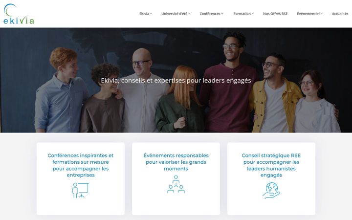 Screenshot of ekivia.fr