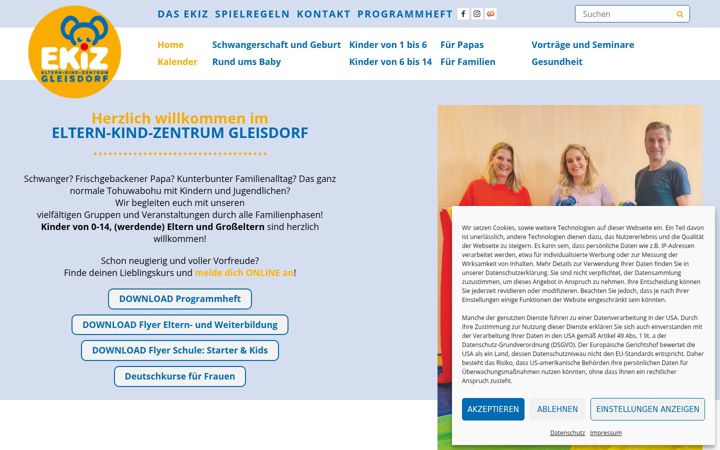 Skærmbillede af ekiz-gleisdorf.at