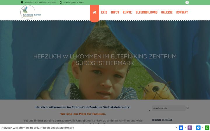 Skærmbillede af ekiz-radkersburg-elterntreff.at