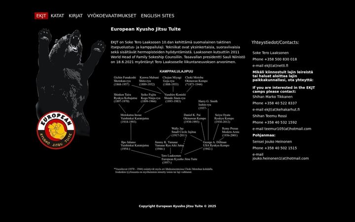 Screenshot ta' ekjt.net