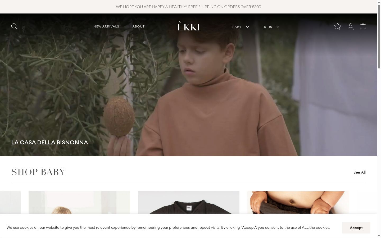 Screenshot van de toestemmingsbanner zoals getoond vóór enige interactie