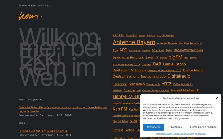 Screenshot of ekkikern.de