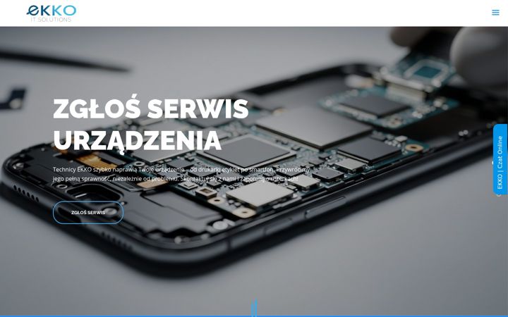 Screenshot ta' ekko.net.pl