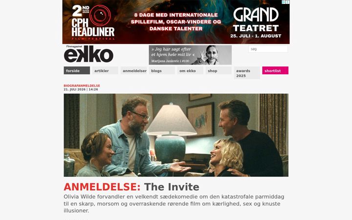 Screenshot of ekkofilm.dk