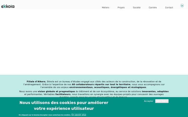 Screenshot stránky ekkoia.fr