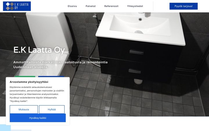 Екранна снимка на eklaatta.fi